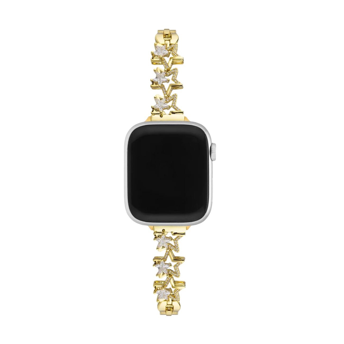 Apple Watch bracelet, for women, metal, sparkling stars, Kira model