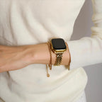 Apple Watch Bracelet for Women, Interlocking Leaves, Chic, Lokla Model