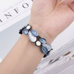Apple Watch Bracelet, for women, harmonious feathers, Paonie model
