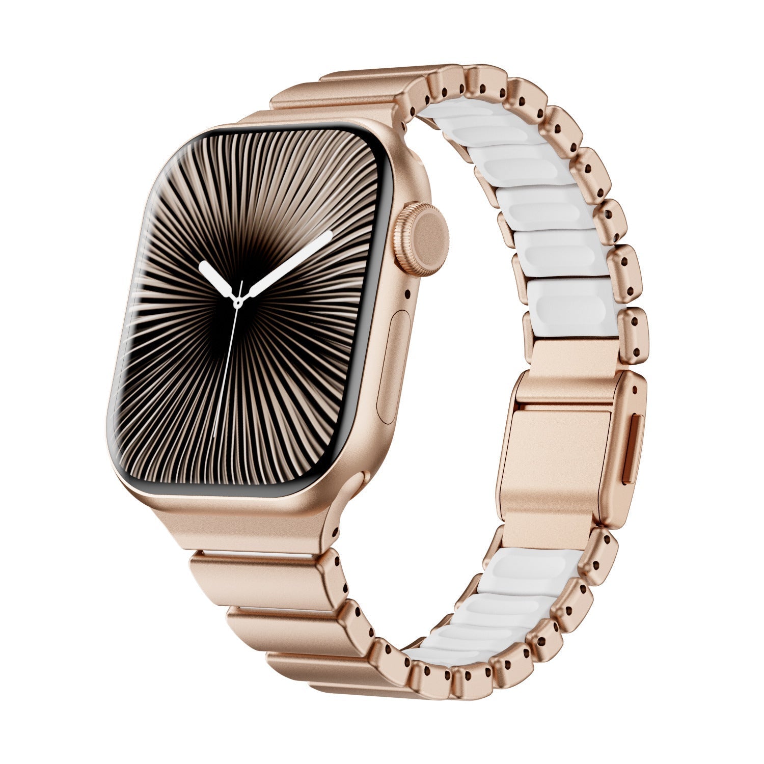 Premium Stainless Steel and FKM Apple Watch Bracelet, for Apple Watch, flexible and durable design, Sigone model