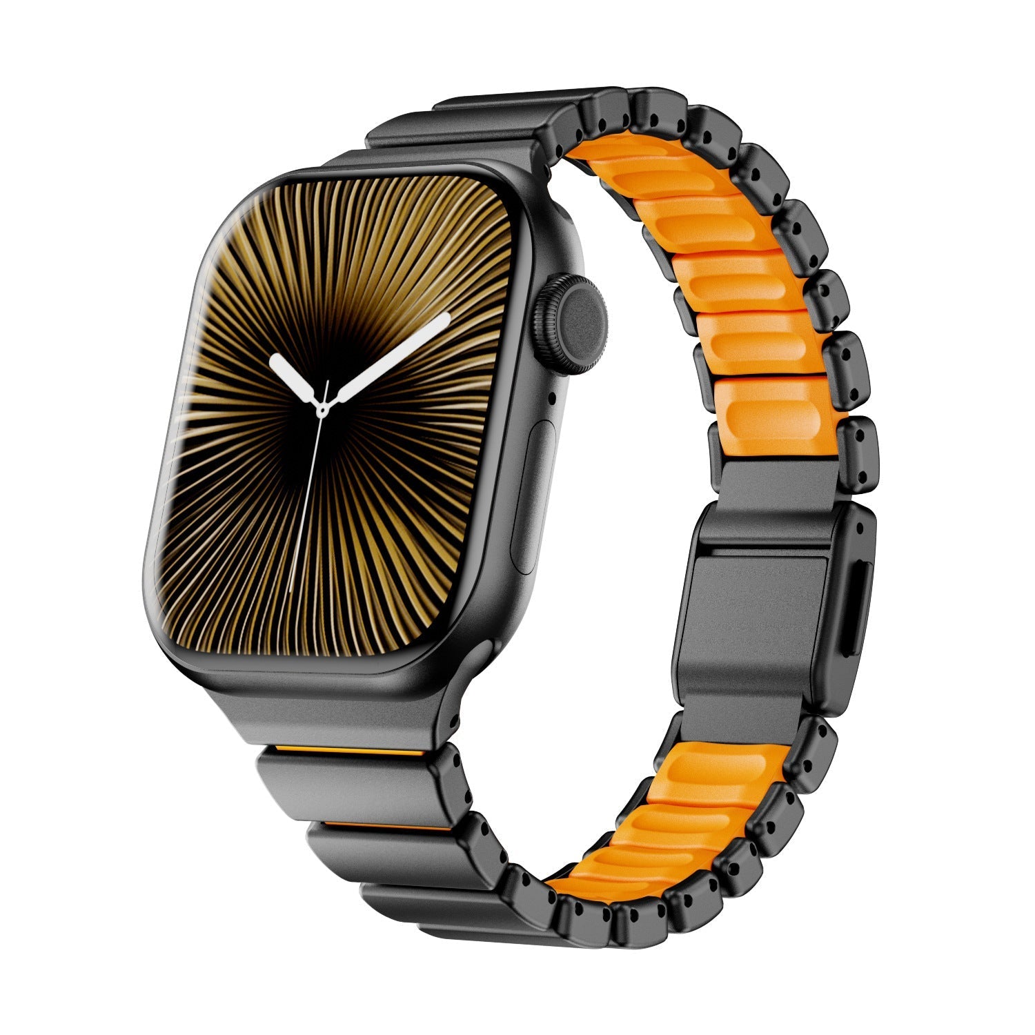 Premium Stainless Steel and FKM Apple Watch Bracelet, for Apple Watch, flexible and durable design, Sigone model