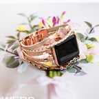 Apple Watch Multi-Strand Bracelet, Infinity Heart Charm and Stone, for Women, Felicidad Model