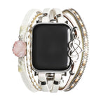 Apple Watch Multi-Strand Bracelet, Infinity Heart Charm and Stone, for Women, Felicidad Model