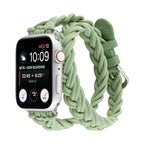 Apple Watch Double Tour Braided Elastic Bracelet, Ardillon Clasp, Abzine Model
