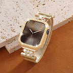 Chic and Cute Bracelet, Knotted Ribbon, Stainless Steel, for Apple Watch, Bima Model