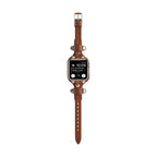 Apple Watch Cuff Bracelet with Rivets, Pin Buckle, Modern Design, Riveira Model