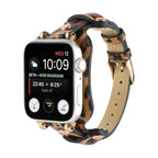 Apple Watch Cuff Bracelet with Rivets, Pin Buckle, Modern Design, Riveira Model