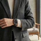 Apple Watch Cuff Bracelet with Rivets, Pin Buckle, Modern Design, Riveira Model