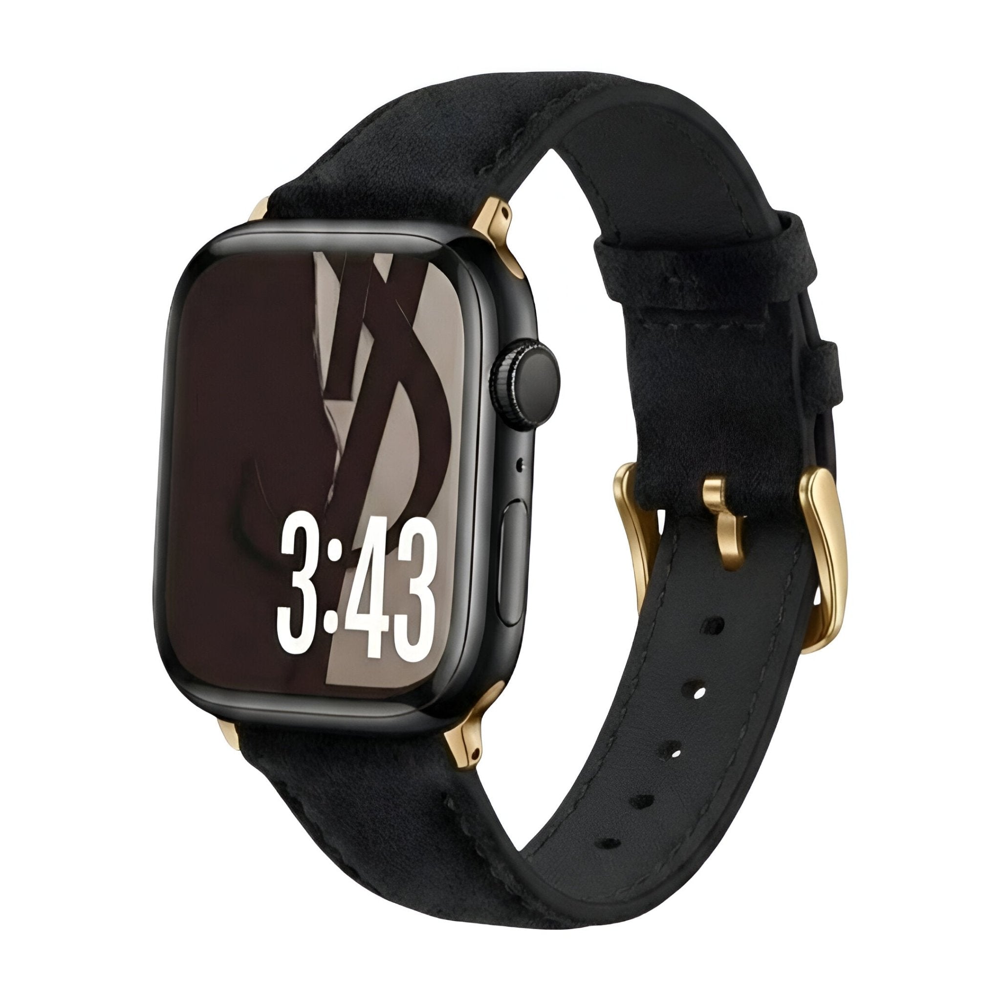 Genuine Leather Bracelet for Apple Watch, Smooth Finish, Pin Buckle, Mathilda Model