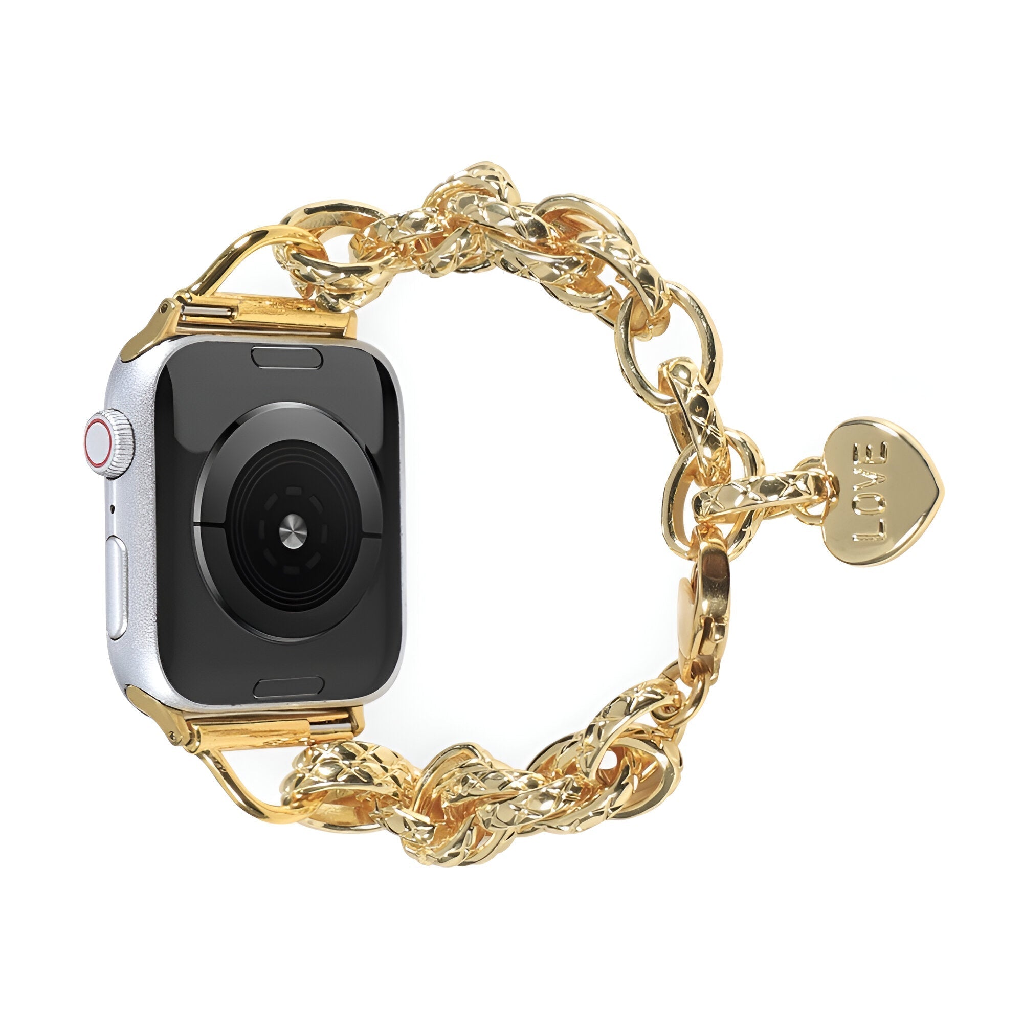 Apple Watch Bracelet, chain and heart, for women, Donatia model