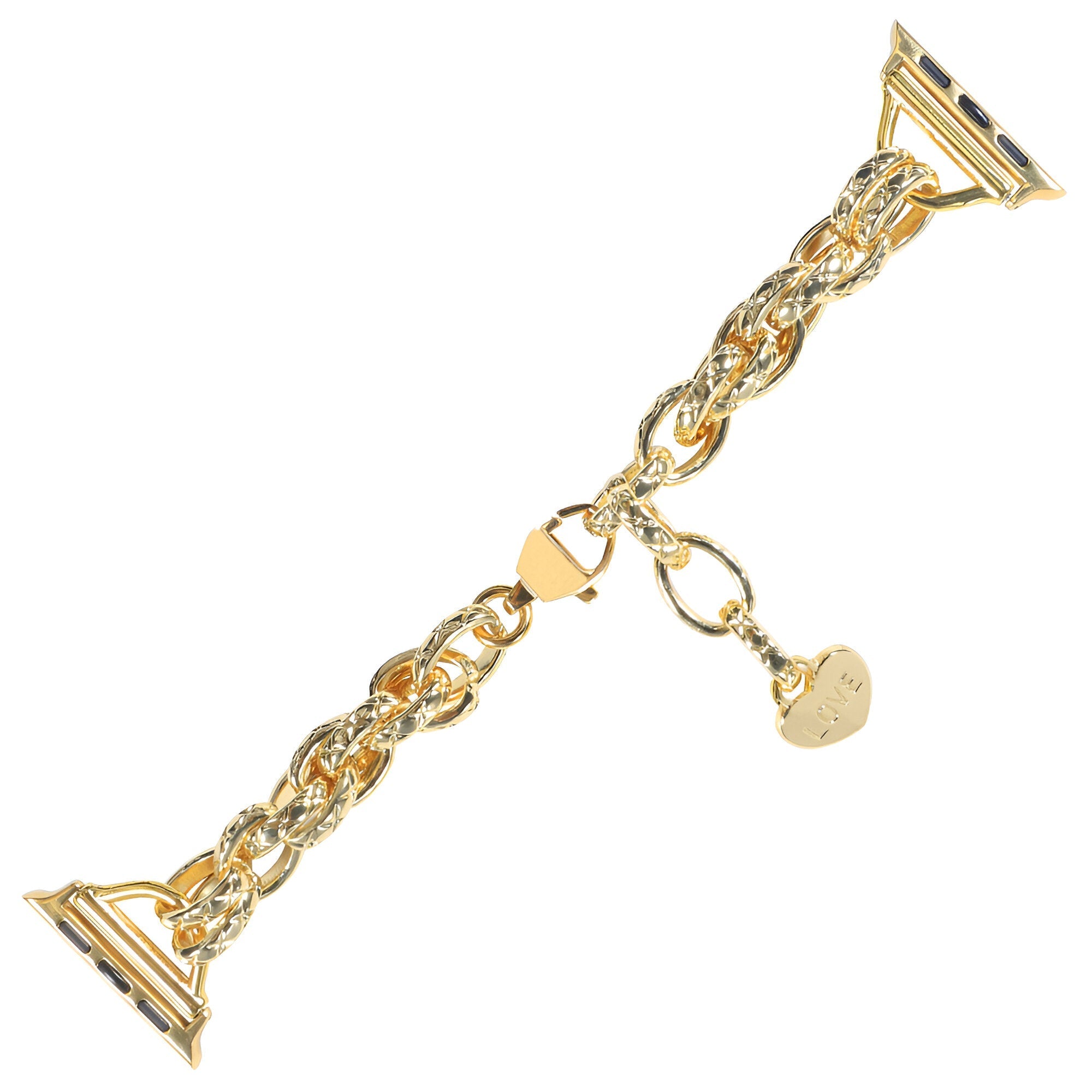 Apple Watch Bracelet, chain and heart, for women, Donatia model