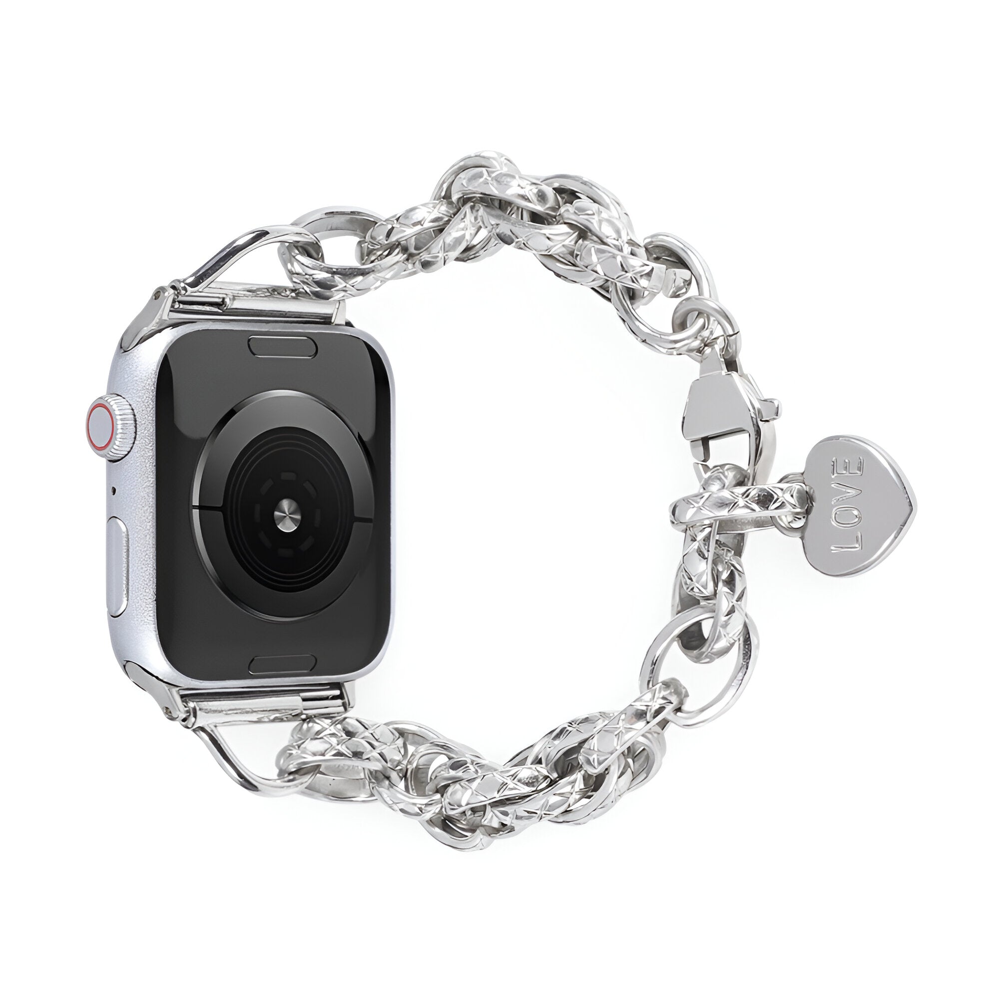 Apple Watch Bracelet, chain and heart, for women, Donatia model