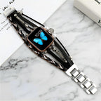Apple Watch Multi-Strand Braided Bracelet, Tree of Life Charm, for Women, Ténecia Model