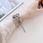 Apple Watch Bracelet, double-row, multi-charms, for women, Alola model