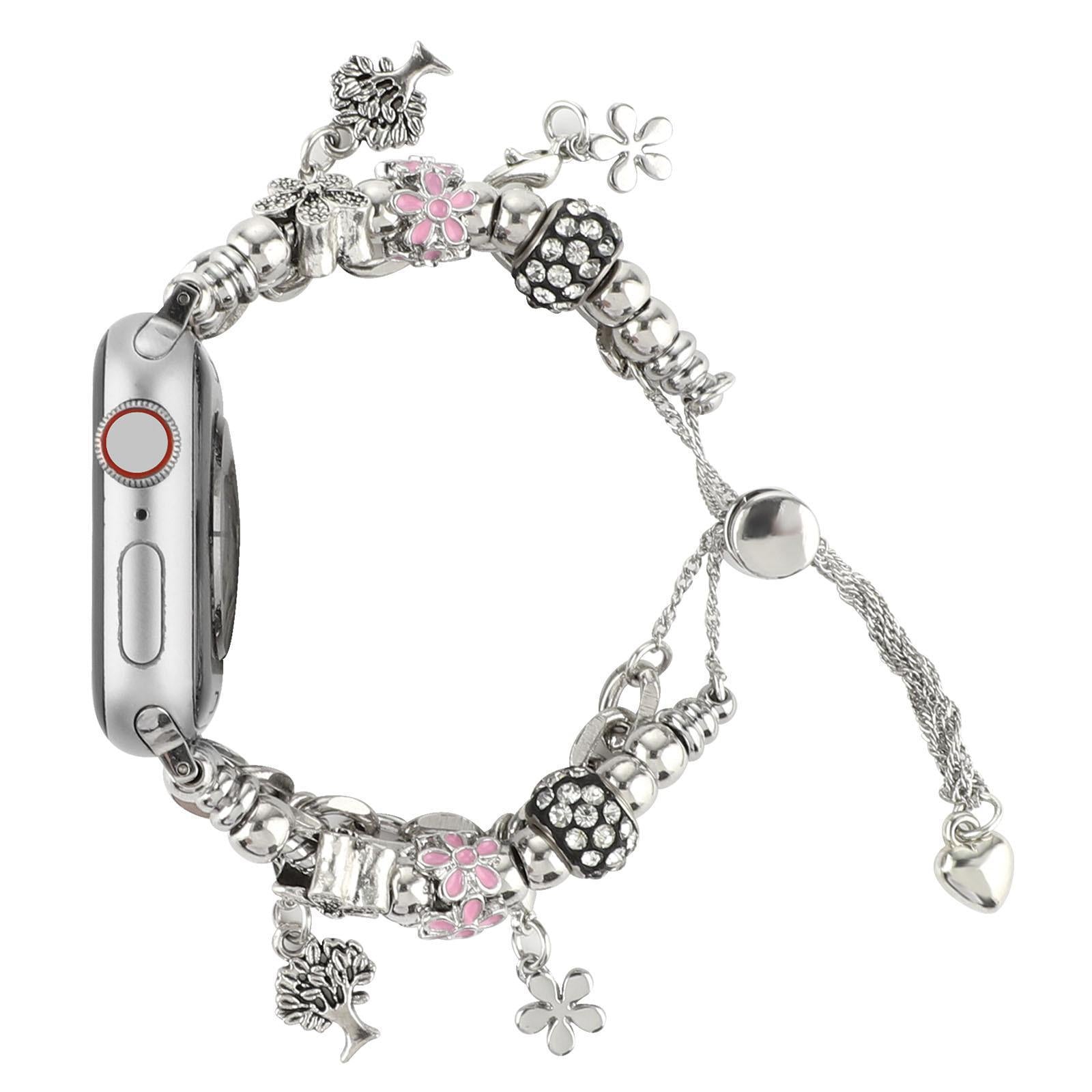 Apple Watch Bracelet, double-row, multi-charms, for women, Alola model