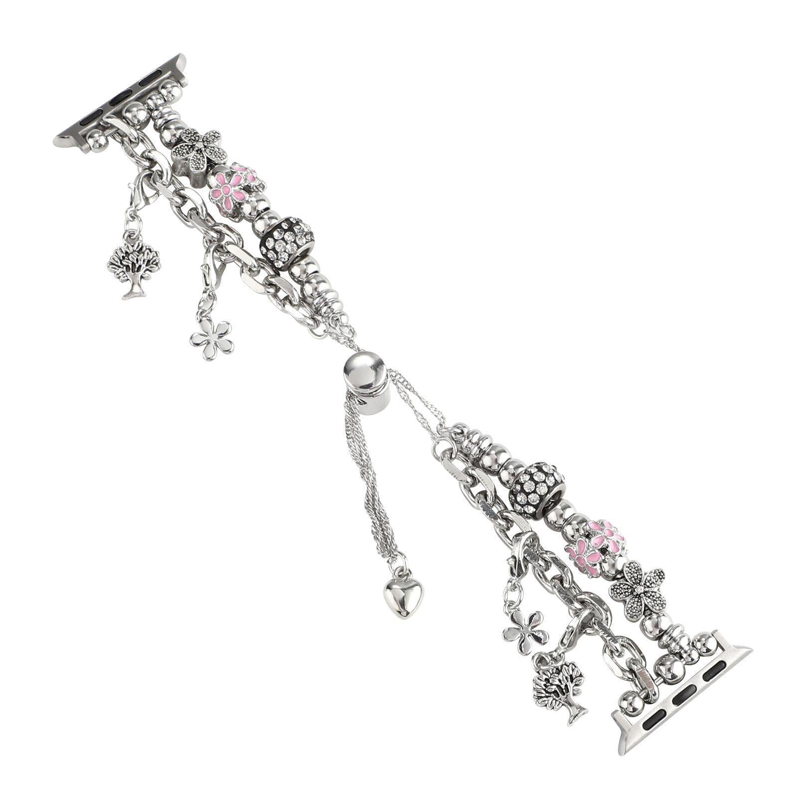 Apple Watch Bracelet, double-row, multi-charms, for women, Alola model