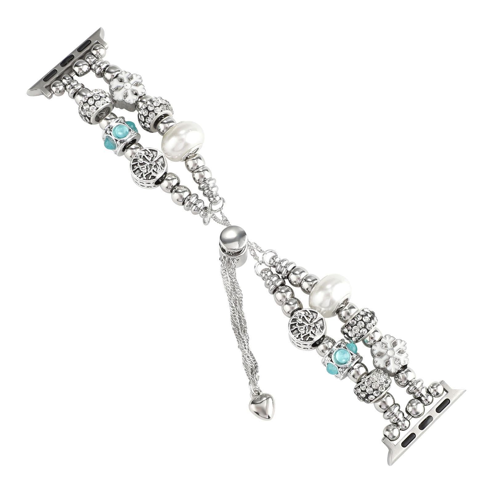 Apple Watch Bracelet, double-row, multi-charms, for women, Alola model