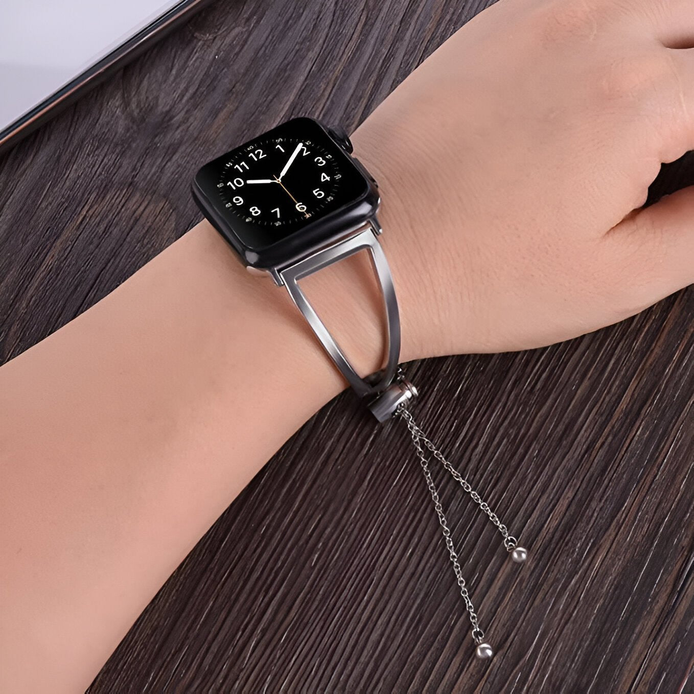 Apple Watch bracelet, stainless steel, for women, Graciela model