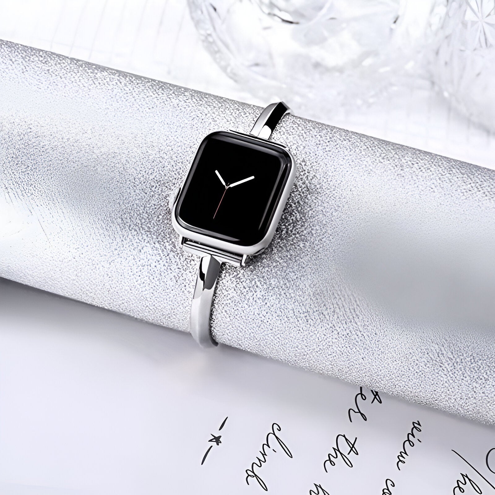 Apple Watch bracelet, stainless steel, for women, Minoa model
