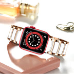 Apple Watch bracelet, stainless steel, elegant and luxurious appearance, Delta model