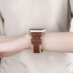 Apple Watch Bracelet, leather, chain, Zéyou model
