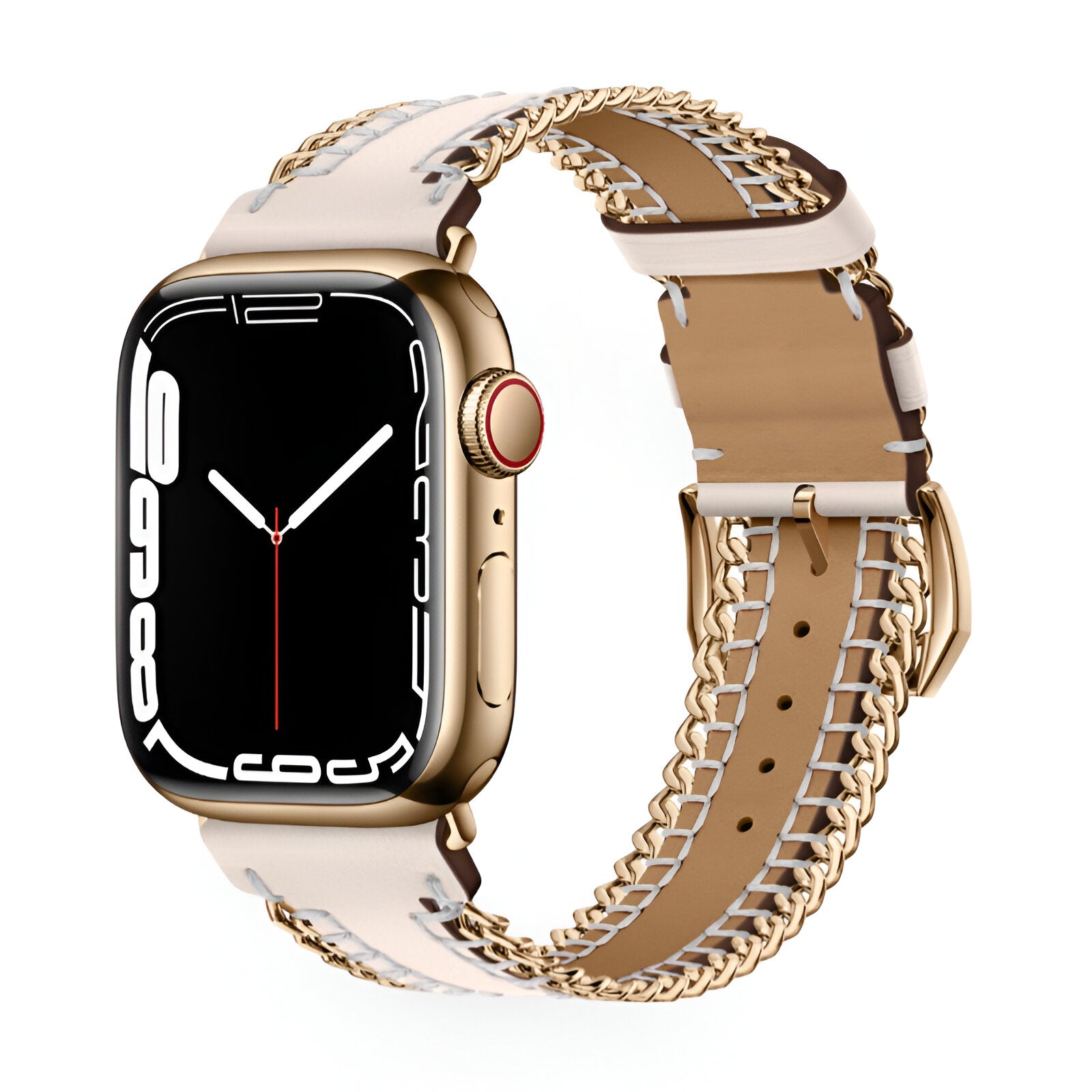 Apple Watch Bracelet, leather, chain, Zéyou model