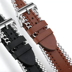Apple Watch Bracelet, leather, chain, Zéyou model