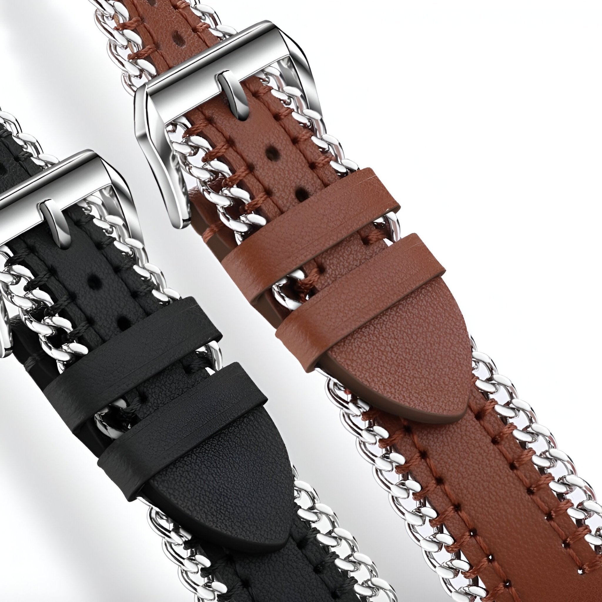 Apple Watch Bracelet, leather, chain, Zéyou model