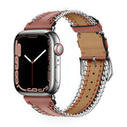 Apple Watch Bracelet, leather, chain, Zéyou model