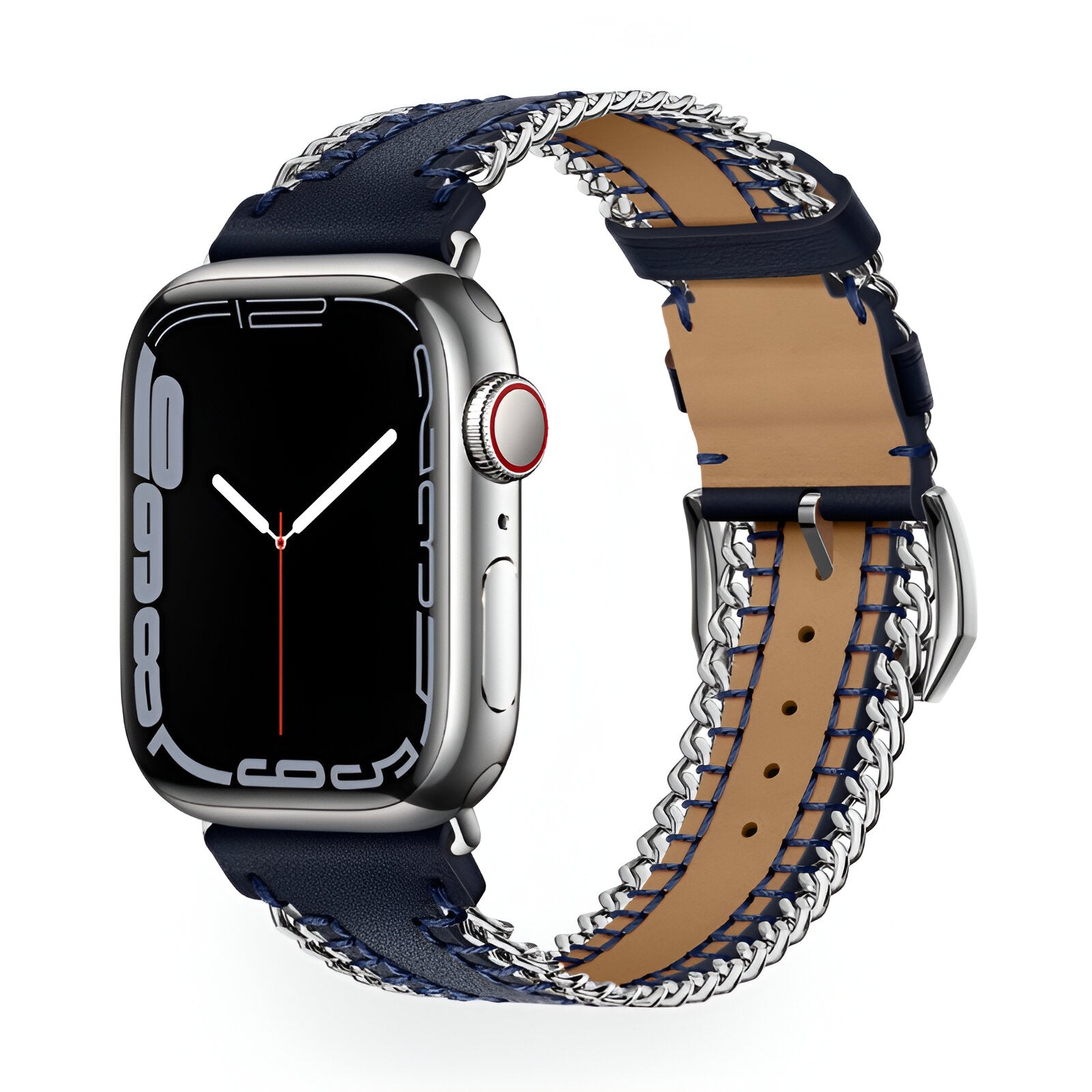 Apple Watch Bracelet, leather, chain, Zéyou model
