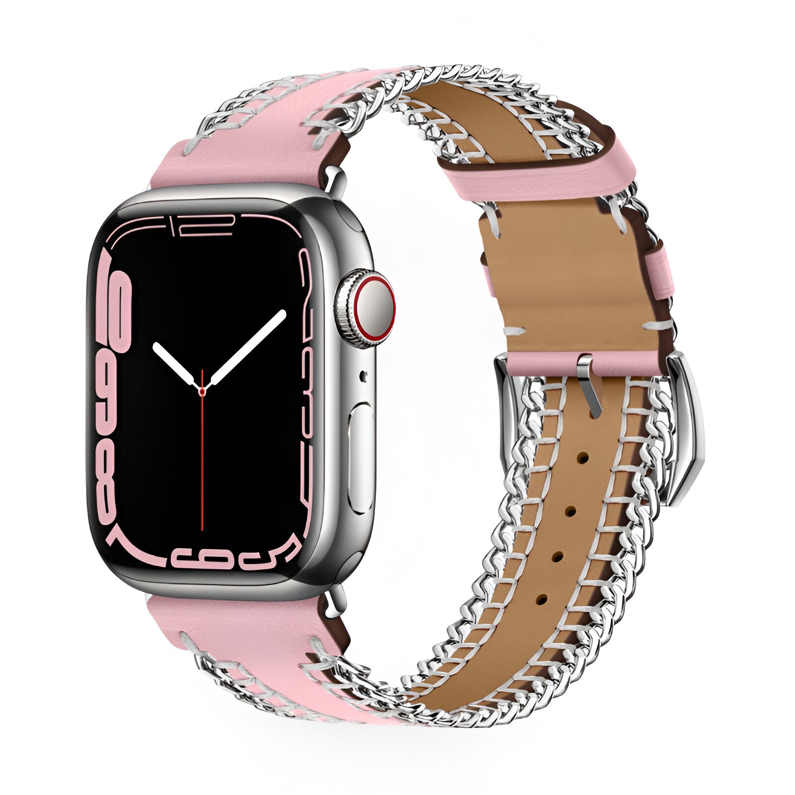 Apple Watch Bracelet, leather, chain, Zéyou model