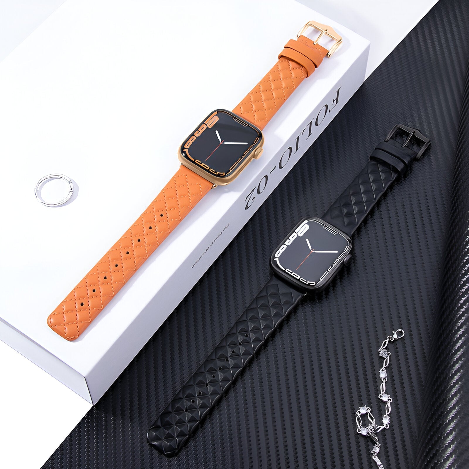 Apple Watch Bracelet, leather, unisex, Vyra model