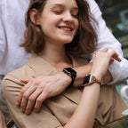 Apple Watch bracelet, leather, Timu model