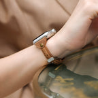 Apple Watch bracelet, leather, Timu model