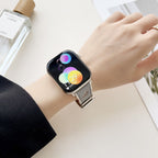 Apple Watch bracelet, butterfly pattern leather, for women, Irael model