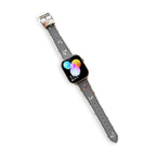Apple Watch bracelet, butterfly pattern leather, for women, Irael model