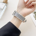 Apple Watch bracelet, butterfly pattern leather, for women, Irael model