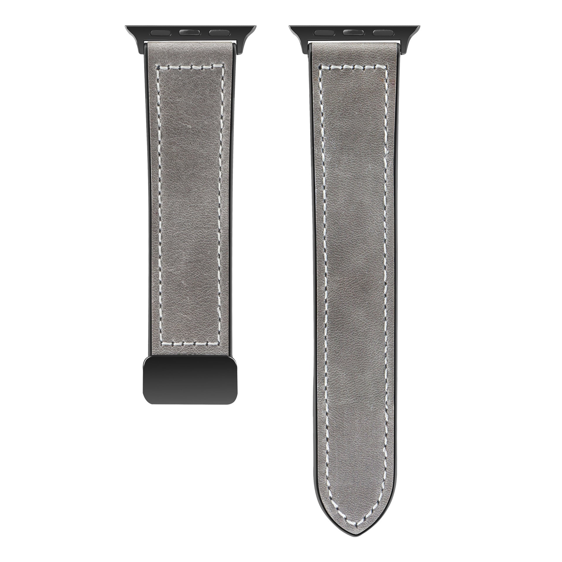 Apple Watch Bracelet, silicone and leather-look, magnetic clasp, Kaelith model
