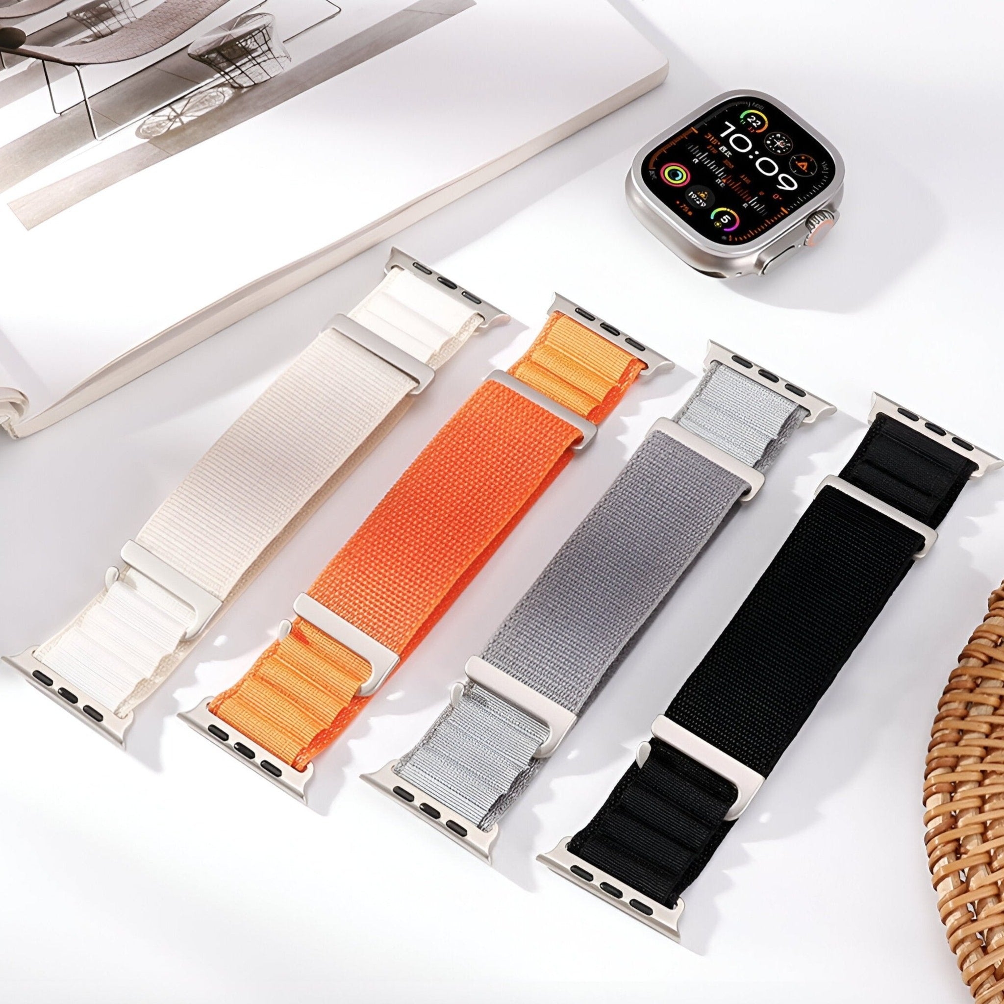 Apple Watch Bracelet, nylon with alpine buckle, unisex, Zane model