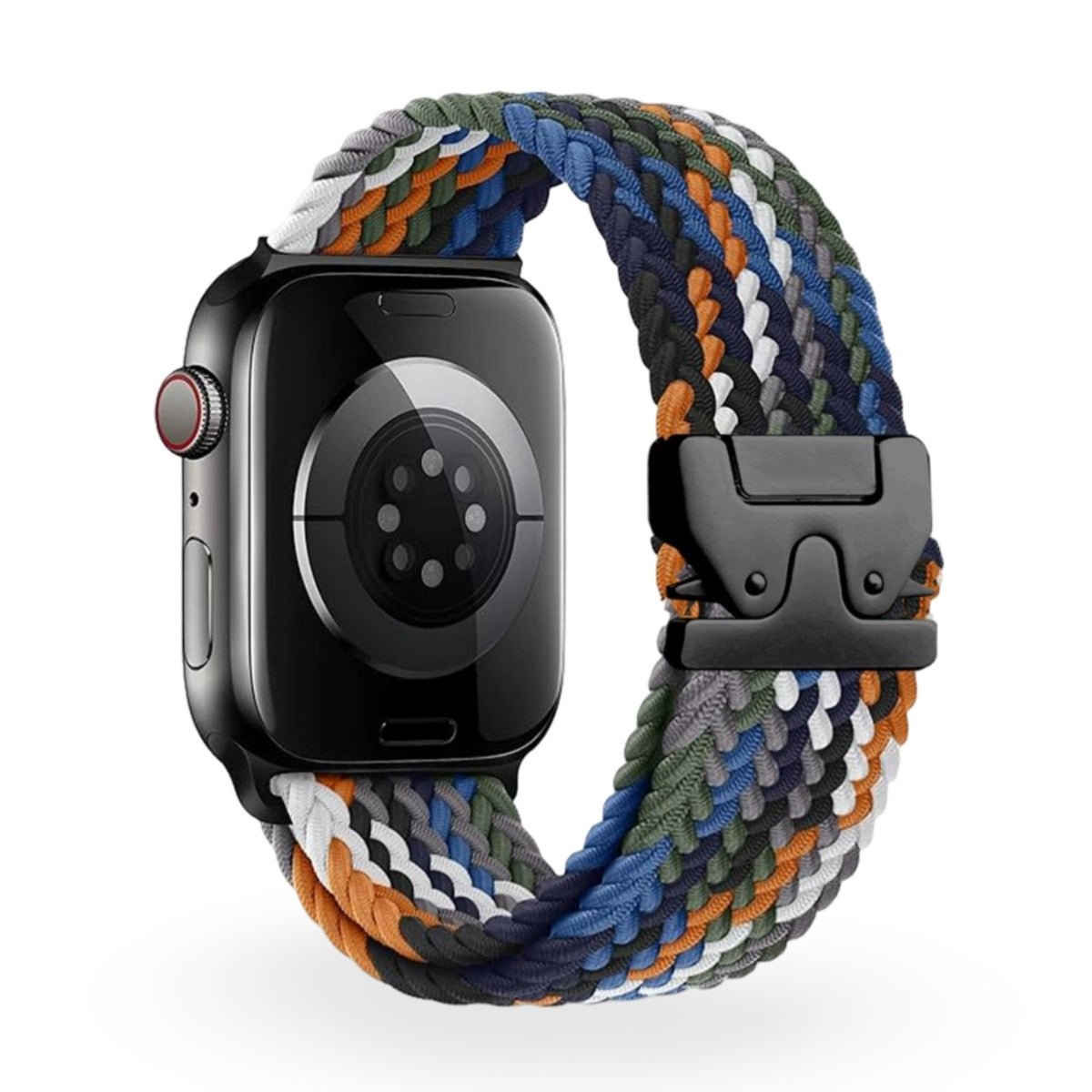 Apple Watch Bracelet, patterned nylon, unisex, tactical buckle, Nélo model