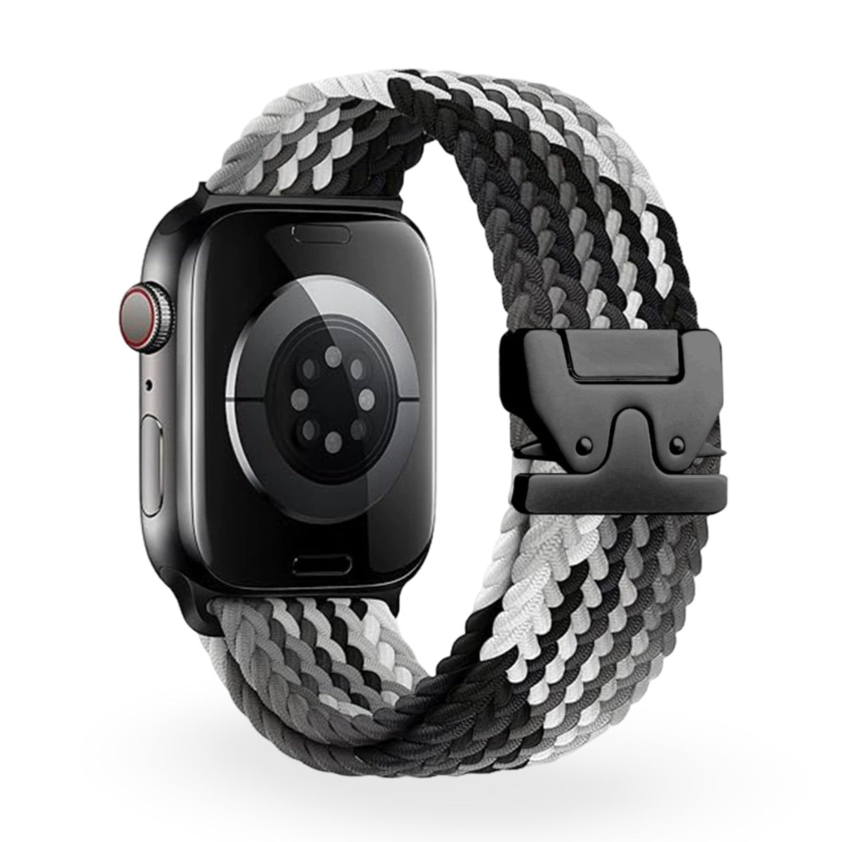 Apple Watch Bracelet, patterned nylon, unisex, tactical buckle, Nélo model