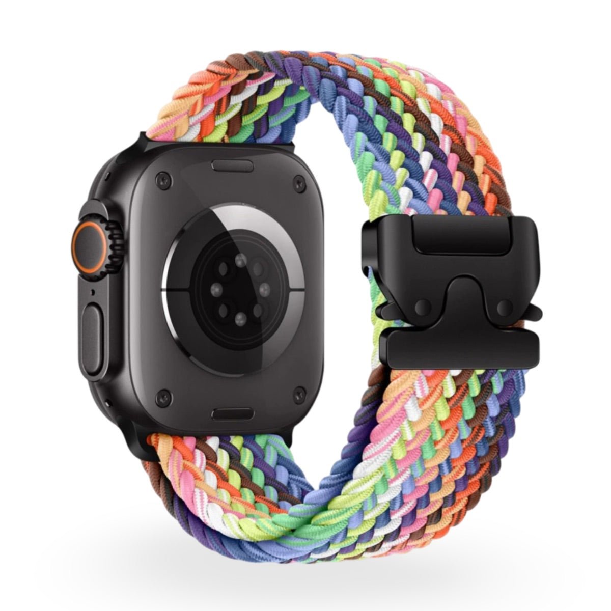 Apple Watch Bracelet, patterned nylon, unisex, tactical buckle, Nélo model