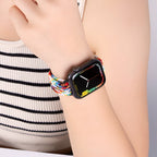Braided Nylon Apple Watch Bracelet with Sliding Clasp for Women, Jax Model