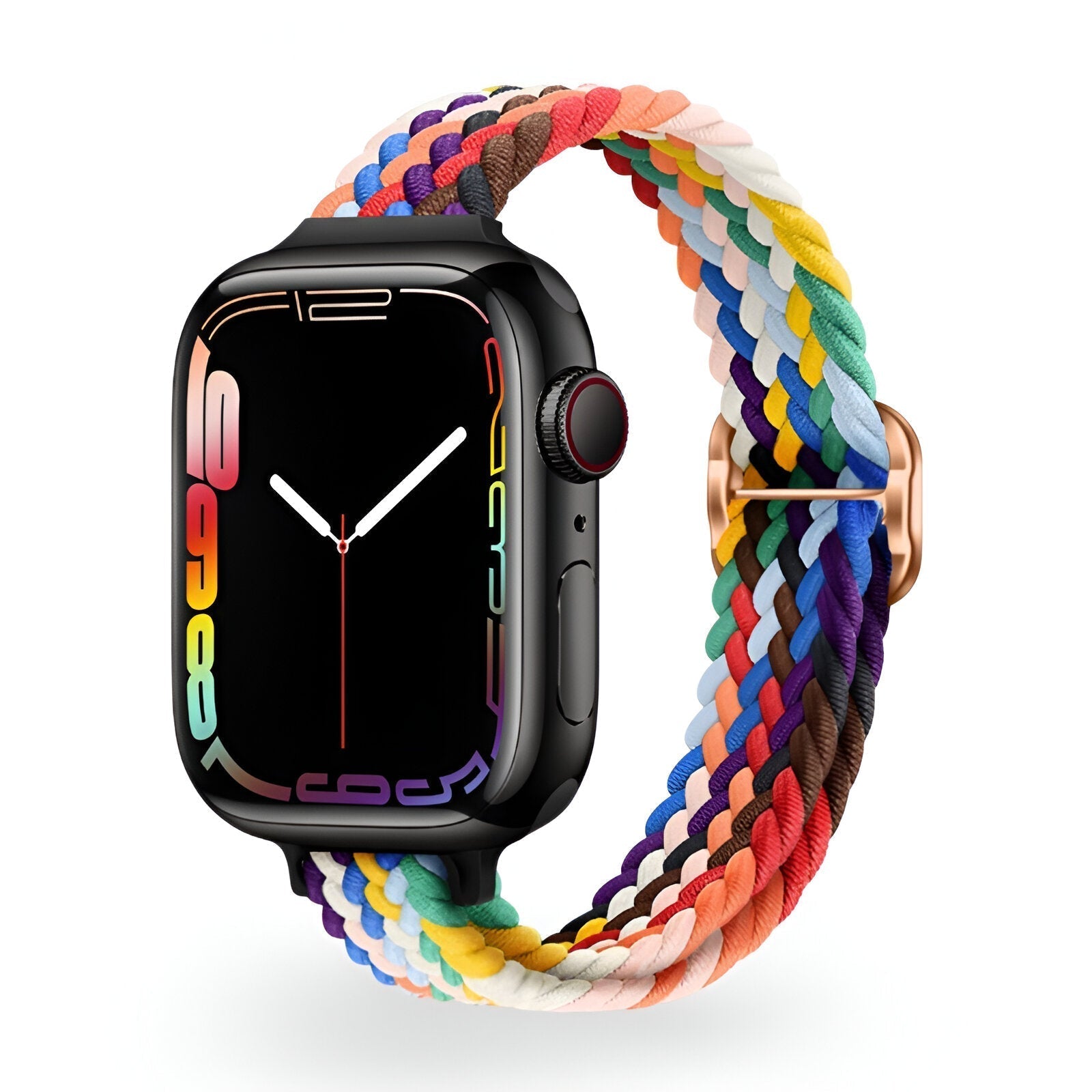 Braided Nylon Apple Watch Bracelet with Sliding Clasp for Women, Jax Model