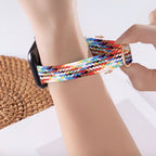 Braided Nylon Apple Watch Bracelet with Sliding Clasp for Women, Jax Model