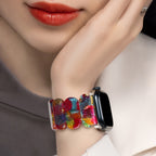 Apple Watch bracelet, resin, for women, Ilya model