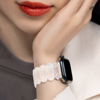 Apple Watch bracelet, resin, for women, Ilya model