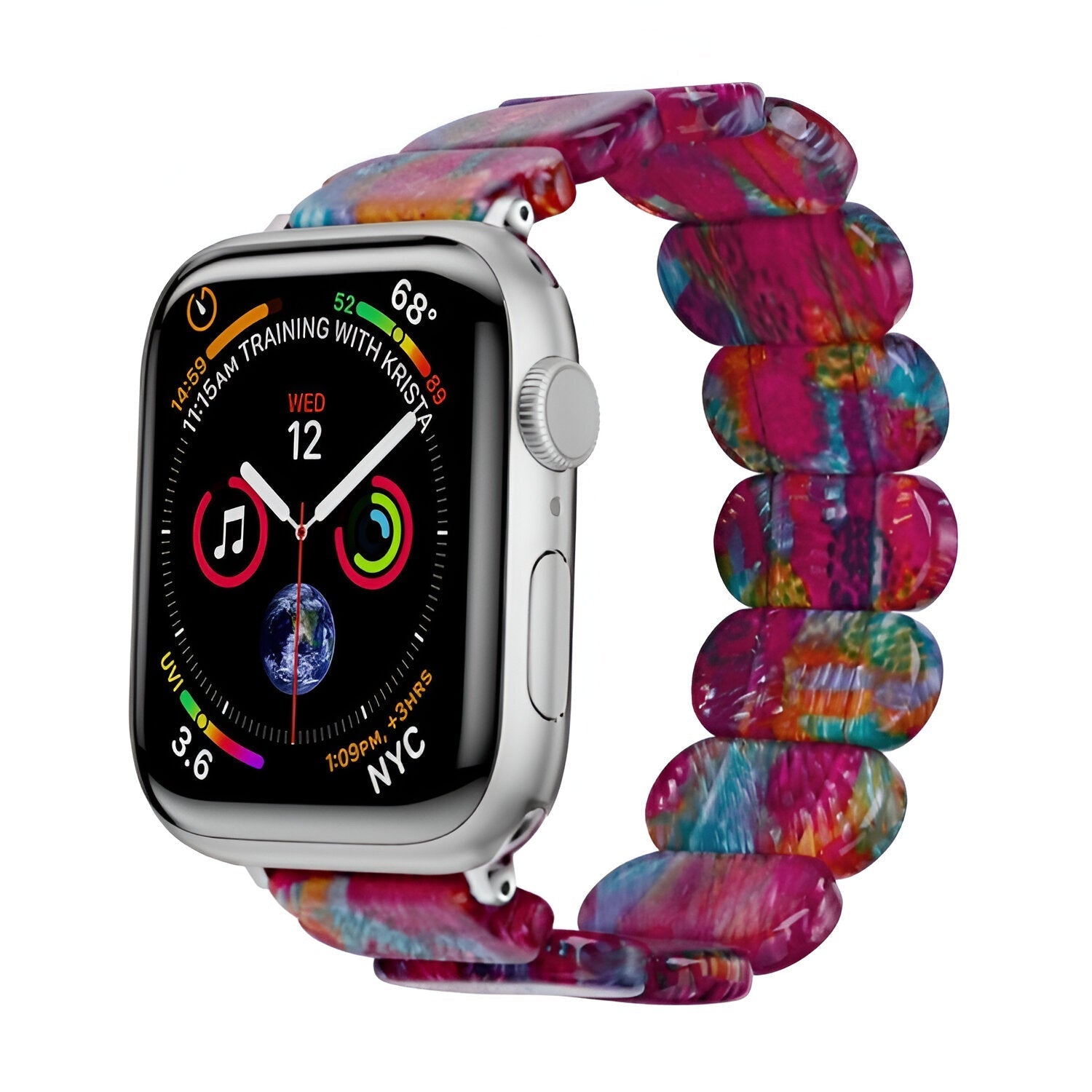 Apple Watch bracelet, resin, for women, Ilya model