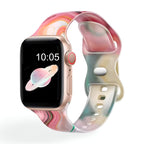 Apple Watch Bracelet, patterned silicone, for women, Saroa model