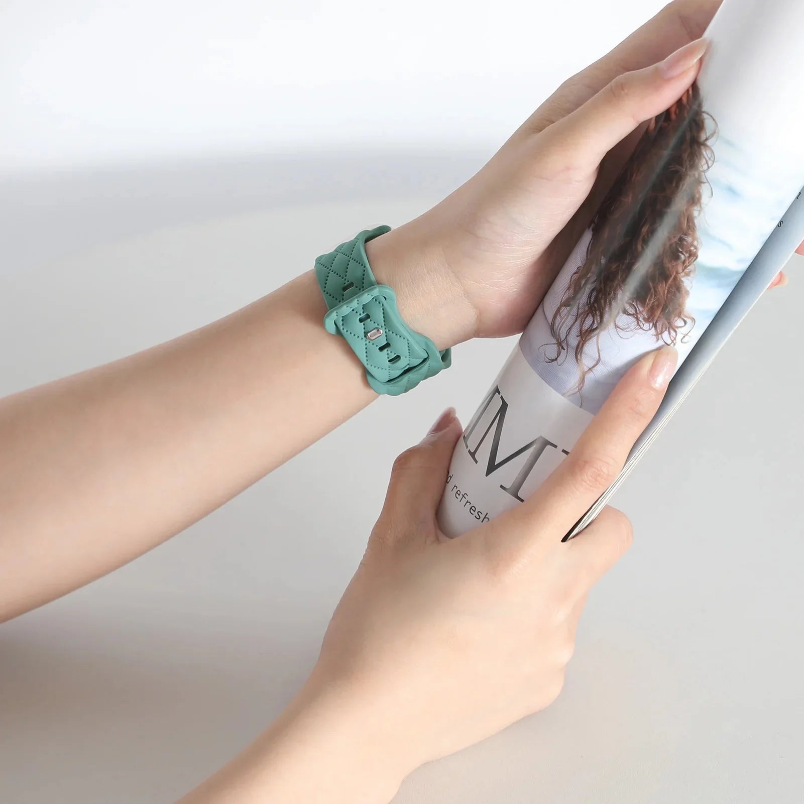 Apple Watch Bracelet, silicone, unisex, Caliope model
